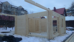 БАНЯ ПОД КЛЮЧ ИЗ КЛЕЕНОГО БРУСА - СтройЛюкс